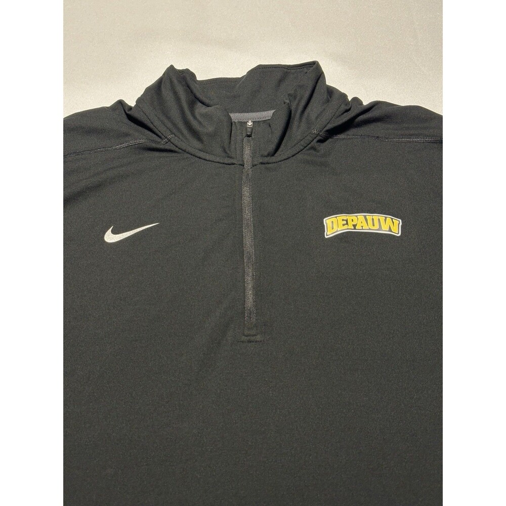 Depauw University Nike 1/4 Zip Golf Pullover Dri Fit Men’s Size XL Indiana